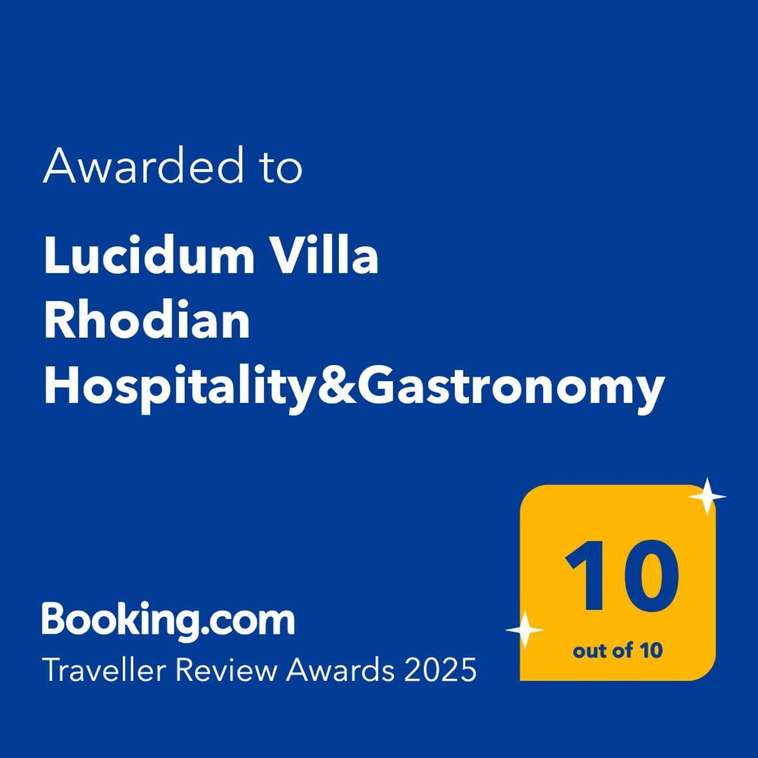 Lucidum Villa Rhodes Φαληράκι Εξωτερικό φωτογραφία